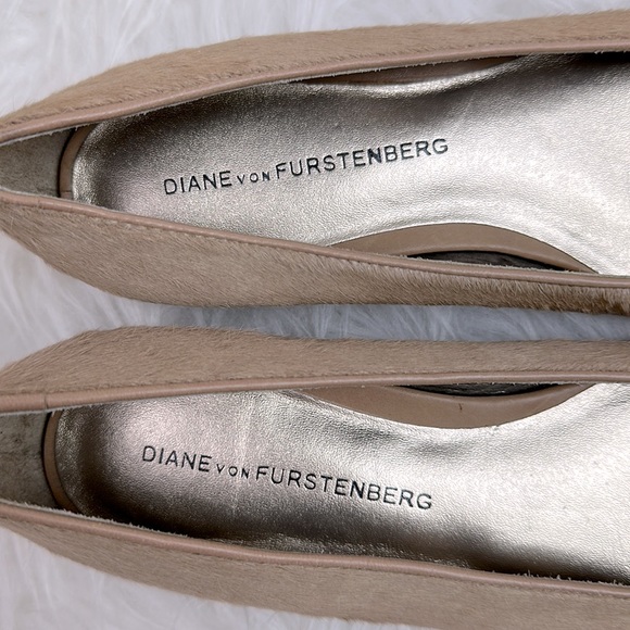 Diane Von Furstenberg Calf Hair Ballet Flats - Picture 2 of 4
